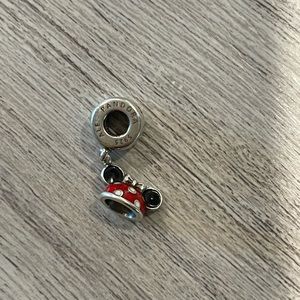 Pandora Disney park exclusive minnie ear cap dangle charm